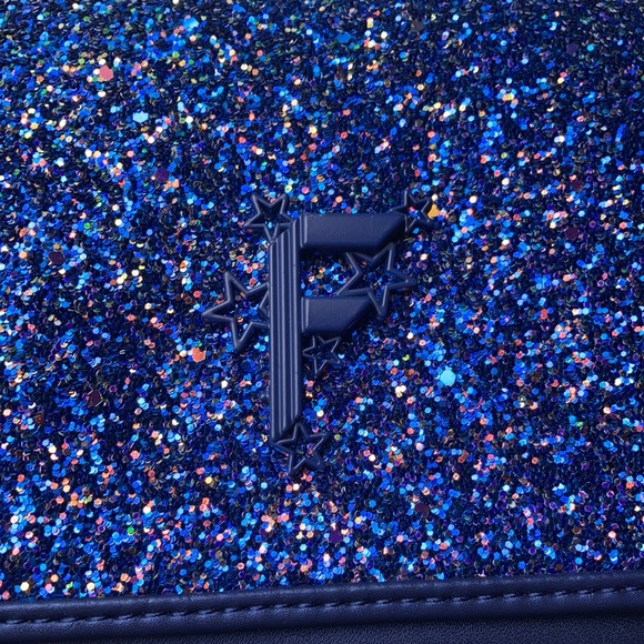 Fiorelli blue glitter cross body bag - Picture 3 of 7